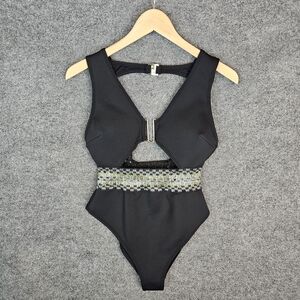 Sizzle in the Sun! River Island U-Wire Plunge Swimsuit ✨️